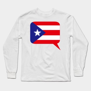 PR Voice - Puerto Rico Pride: Puerto Rican Long Sleeve T-Shirt